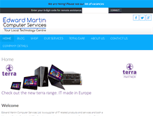 Tablet Screenshot of edwardmartin.co.uk